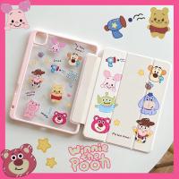 ?ส่งจากไท?Winnie แผ่นหลังอะครีลิ เคส for iPad 10.2 Gen8 9 2021 เคสไอแพด2020 Air4 5  2022 gen10 10.9 11pro Case for ใส่ปากกาไดAir1 2