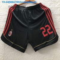 ● NBA75thAnniversary4 Retro Milan jersey 06-07AC Champions League final version Inzaghi Shevchenko No. 22 Kaka football suit set