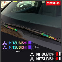 Mitsubishi Wiper Stickers Front and Rear Windshield Decals 2Pcs for Mitsubishi Pajero 4 Colt Galant 8 Lancer X Outlander