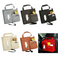 กระเป๋าเก็บของเบาะหลังรถยนต์ออแกไนเซอร์ Multi-Function Storage Felt Bag Back Seat Back Bag For Auto Car Accessories Interior