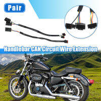 Motoforti 1คู่10นิ้ว12นิ้ว14นิ้ว Handlebar CAN Bus Circuit สายไฟสายรัดสำหรับ Harley Softail Touring