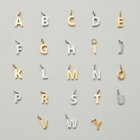 Bemet Minimal alphabet pendant 02 (เฉพาะจี้)