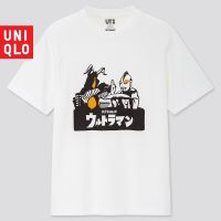 ผ้าฝ้ายแท้UNIQLO เสื้อยืด ลาย ULTRAMAN (สินค้าใหม่ พร้อมป้าย บรรจุในห่อ) ของแท้S-3XL  T32P