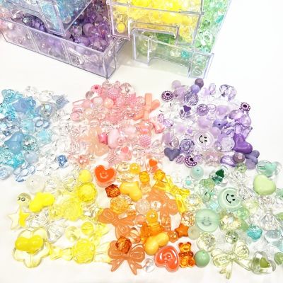 New 20g Mixing Style Spring Color Acrylic Beads For DIY Handmade Bracelet Jewelry Making Accessories Wholesale