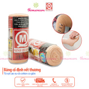 Băng chun vải cố định vết thương, băng thun y tế loại móc, giảm bong gân