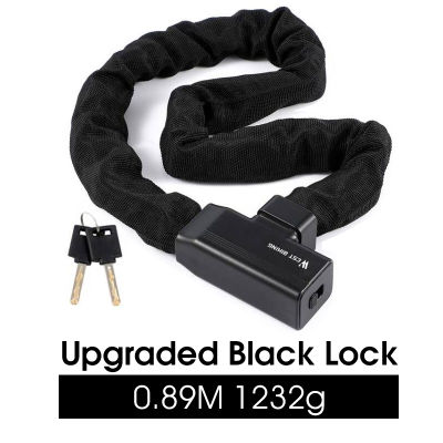 WEST BIKING Bicycle Lock MTB Road Bike Safety Anti-theft Chain Lock With 2 Keys Outdoor Cycling Bicycle Accessories Bike Lock