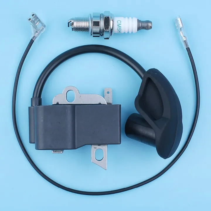 โมดูลคอยล์จุดระเบิด Spark Plug Kit สำหรับ Stihl BR500 BR550
