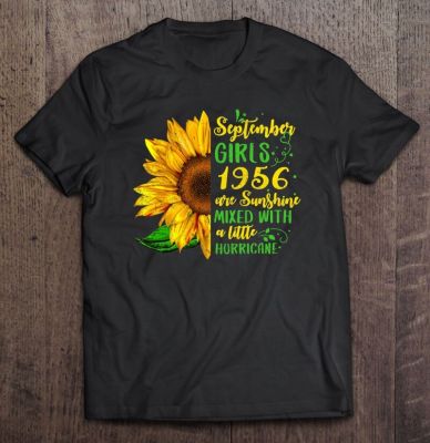 September 1956 Shirts 65Th Years Old B Day T Shirt T Shirt Anime Tshirt Shirt Male Men Shirt Gildan