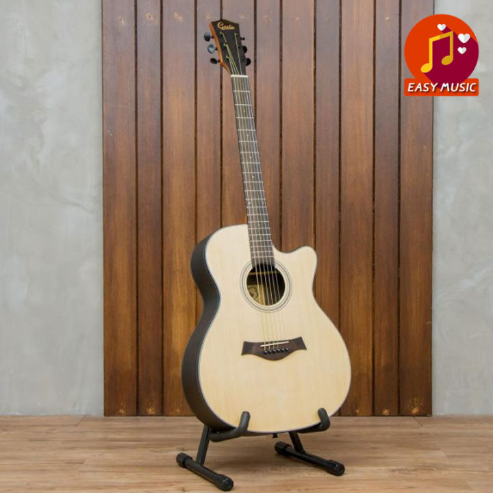 กีตาร์โปร่ง-gusta-om3c-acoustic-guitar