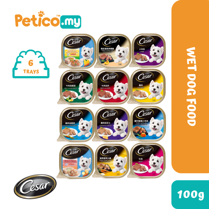 Cesar Dog Wet Food 100g x6 Lazada