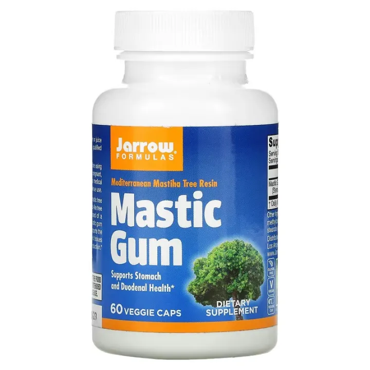 Mastic Gum, Ulcers, H. pylori, Ulcerative Colitis, Crohn's Disease, 120 Vegetarian Capsules