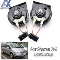 AX สำหรับ VW Sharan 7M MK1 1995-2010 2009 2008 2007 2006 2005สูงและต่ำ Snail Horn Loud Dual กันน้ำ12V 110-129dB รถ