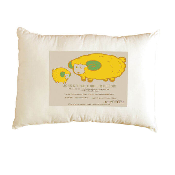 john-n-tree-organic-toddler-pillow-หมอนวัยหัดเดิน-หมอนเด็ก-หมอนออเเกนิค-อายุ1ขวบขึ้นไป