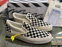 รองเท้าVANS SLIP ON OG LX VAULT CHECKERBOARD BLACK 2020 SNEAKERS SIZE.36-44 รองเท้าผ้าใบแวนส์ รองเท้าแบบสวมลายตาราง รองเท้าลำลอง รองเท้าใส่เที่ยว (สินค้าพร้อมส่ง)