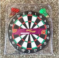 Darts board กระดานปาเป้า ปาเป้าขนาด 15 นิ้ว ปาเป้า เกมปาเป้า ของเล่นปาเป้า บอร์ดปาเป้า เกมส์ปาลูกดอก ปาเป้าผู้ใหญ่ 2หน้า พร้อมลูกดอก 6 ลูก