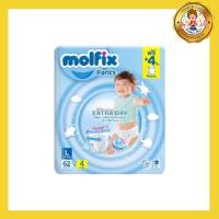 Molfix ผ้าอ้อมเด็กโมลฟิกซ์ เอ็กซ์ตร้า ดราย แพ้นส์ L 62+4 ชิ้น