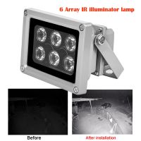 CCTV LEDS IR illuminator infrared lamp 6pcs Array Led IR Outdoor Waterproof Night Vision CCTV Fill Light for CCTV Cameras IP Cam