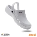 SANDAL SLOP PHYLON DEWASA COWOK DAN CEWEK - Sepatu Sendal Medis Perawat Putih Baim Unisex HEMA 956 36-44. 