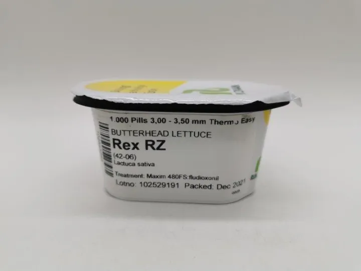 BUTTERHEAD LETTUCE REX RZ THERMO PILL 1000 PILLS PELLETTED BY RIJK