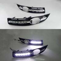 Car Flashing 2Pcs Car LED DRL Daytime Running Light For Volkswagen VW Passat B6 2005 2006 2007 2008 2009 2010 2011 Fog Lamp