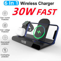 30W Wireless Charger Stand Pad สำหรับ Pro สำหรับ 13 12 11 Pro Max Samsung S10 Xiaomi Induction Charging