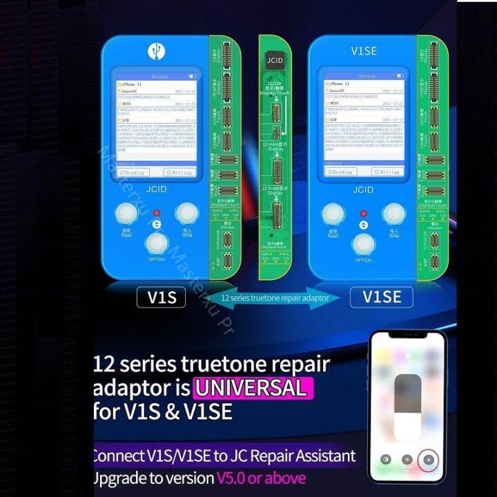 JCID V1SE Programmer 8 in 1 Wifi Update For iPhone 6-14PM Battery X ...