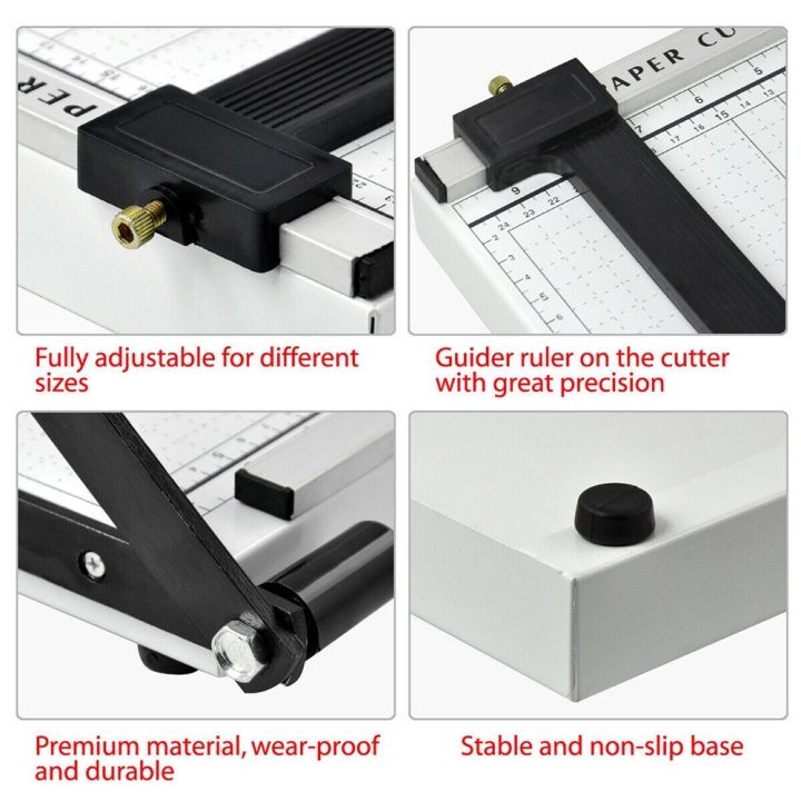 แท่นตัดกระดาษ-ที่ตัดกระดาษ-เครื่องตัดกระดาษ-a4-paper-cutter-ใบมีดคม-อย่างดี-ทำจากเหล็กอย่างดี-เครื่องตัดกระดาษเอกสาร