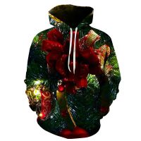 Christmas Gift Theme Mens 3D Printed Hoodie Fashion Snowman Hooded Sweatshirt Hooded Pullover Boy Clothes Womens clothing Tops