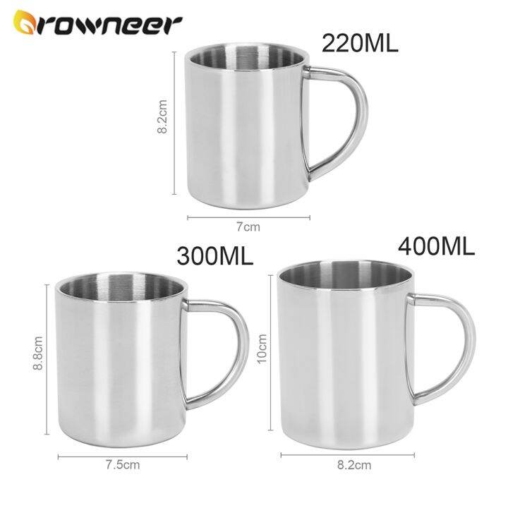 high-end-cups-220-300-400ml-ผนังคู่ป้องกันลวกแก้วกาแฟฉนวนสแตนเลสแบบพกพาขัดเบียร์ชาน้ำผลไม้ดื่มถ้วย