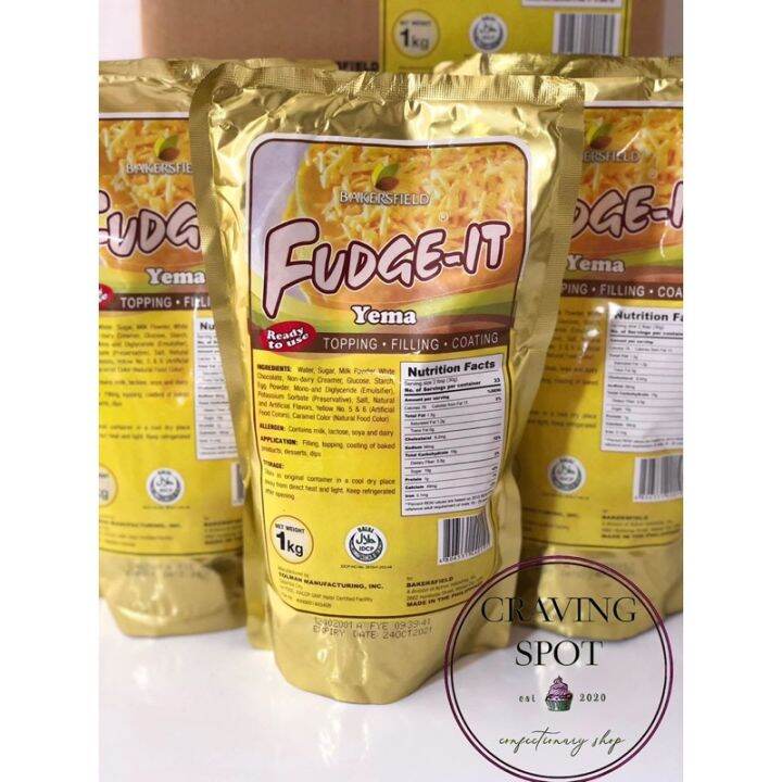 BAKERSFIELD FUDGE IT YEMA 1KG/Expiration DateDECEMBER 2022 Lazada PH