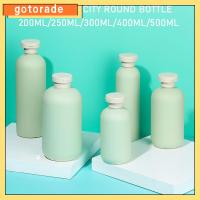 GOTORADE 200ML~500ML เดินทาง ขวดกลม รีฟิล กันสนิม แชมพูเจลอาบน้ำ สำหรับโลชั่นเหลว เครื่องจ่ายสบู่โฟม สบู่โลชั่น