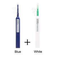 【Eco-friendly】 2pcs/set Push Type Network Portable Home Anti Static Resin Ferrule Connector Fiber Optic ing Pen 180 Degree Rotation