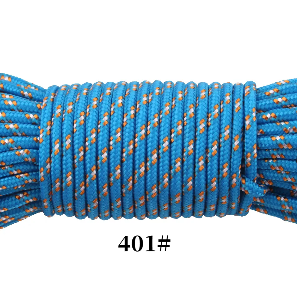 33 Colors Paracord 3mm 100FT 50FT Rope 1 Strand Paracorde cord Outdoor  Survival Equipment Clothesline DIY Bracelet Wholesale