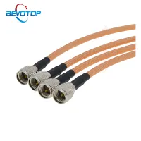 RG142 Cable Mini UHF Male to Mini UHF Male Plug Connector RG-142 50-3 RF Coaxial Cable Double Shielded Extension Jumper Pigtail