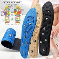 Magnet Massage Foot Acupressure Insole Soft Breathable Sports Cushion Inserts Sweat-absorbing Deodorant Insole Shoe Pads Unisex Shoes Accessories