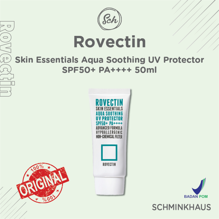 [BPOM] ROVECTIN Skin Essentials AQUA Soothing UV Protector SPF50+ PA ...