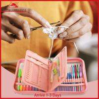 Aluminum Crochet Hooks Needles Handmade Crafts Yarn Crochet Sets Comfortable Grip with Storage Bag for Sewing Weave Tool