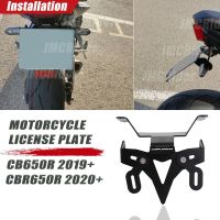 อุปกรณ์เสริมมอเตอร์ไซค์ตัวกำจัดบังโคลนรถที่ติดท้าย Dudukan Plat สำหรับ Honda Cbr/cb 650R CBR650R CB650R 2019 2020