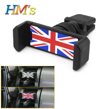 Union Jack Smartphone Cell Phone Mount Holder For BMW Mini Cooper R55 R56  R57 US