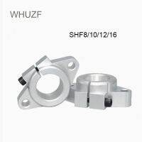 Whuzf แกนอะลูมิเนียมเชิงเส้น2/4ชิ้น Shf12 Shf8 Shf10 Shf16 8 10Mm 12Mm 16Mm 16Mm รองรับชุดเพลาเครื่องพิมพ์สำหรับ Cnc เราเตอร์โต๊ะ3d เครื่องพิมพ์