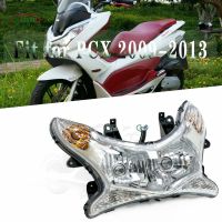 เหมาะสำหรับ2009-2013 HONDA PCX125 PCX150ส่วนประกอบไฟหน้ามอเตอร์ไซด์ไฟหน้า PCX 125 PCX 150 2010 2011 2012หลอดไฟหน้า