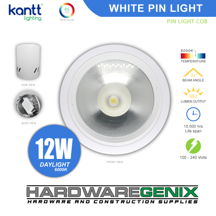 Kantt Daylight White Pin Light (12-30w) 