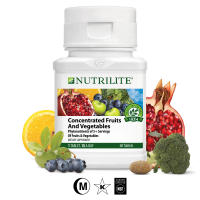 ? NUTRILITE Concentrated Fruits And Vegetables (60 Tab) นิวทริไลท์  (วิตามินผักและผลไม้รวมเข้มข้น ) บรรจุ 60 เม็ด