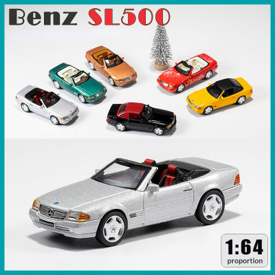 DCT 1:64 Benz SL500โรดสเตอร์ถอดออกได้ฝาครอบด้านบนของเล่นรถ Diecast สำหรับเด็กผู้ชายของขวัญวันเกิดคอลเลกชันรถ Kids Toys