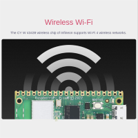 สำหรับบอร์ด Raspberry Pico W พร้อมโมดูล WIFI ไร้สายบอร์ดพัฒนา RP2040รองรับ-Python Welded