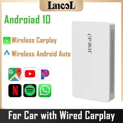 Z2 Carplay AI Box ไร้สายระบบแอนดรอยด์อัตโนมัติแอนดรอยด์10สื่อ USB กล่อง2 + 8G สำหรับ98% ยี่ห้อรถ