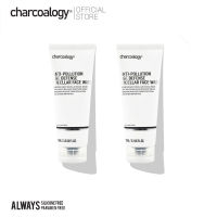 [2 Pcs. ] Charcoalogy anti-pollution age defense micellar face wash 100 ml.