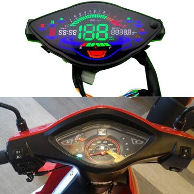Motorcycle LCD Digital Meter Odometer for Honda Wave100 Wave110 Wave110R Speedmeter