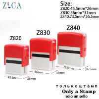 3ขนาด Blank Seal DIY Self-Inking ส่วนบุคคลชื่อธุรกิจหมายเลขที่อยู่การพิมพ์ DIY Typeface Combination Custom Mini Stamp