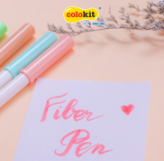 Bút lông 20 màu Pastel Washable Fiber Pen Thiên Long Colokit SWM-C008